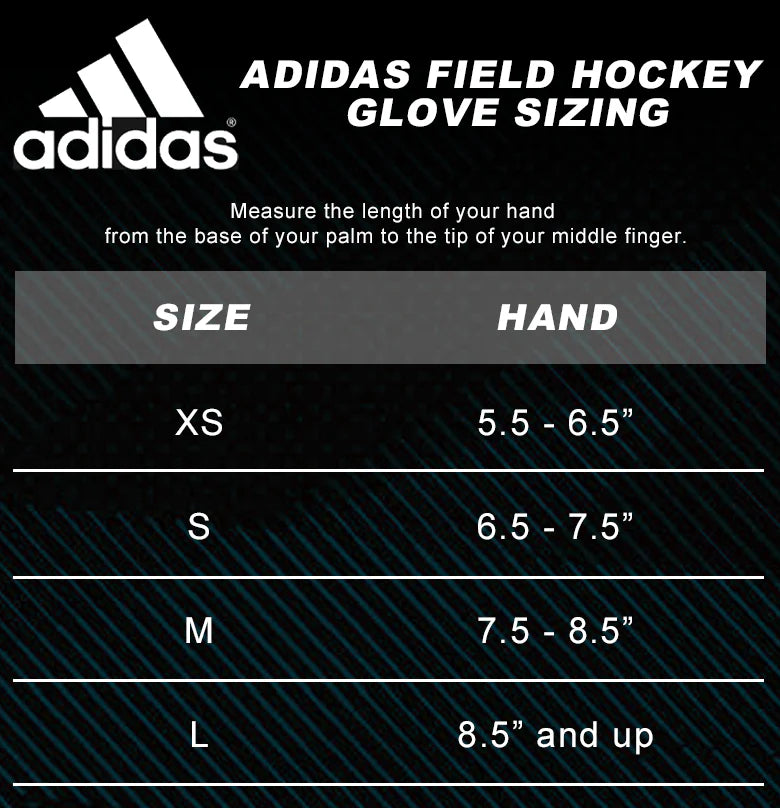 Adidas Field Hockey Glove Size Chart