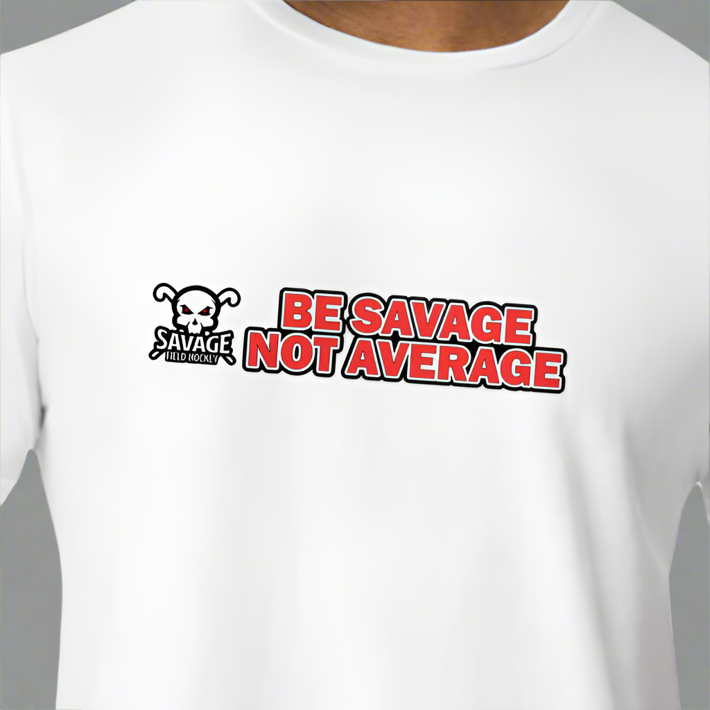 Short Sleeve Eco T-Shirt - Be Savage, Not Average